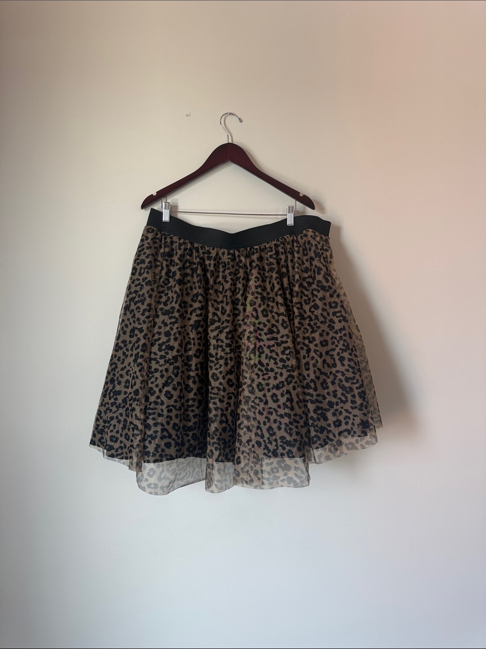 Torrid Leopard Print Tulle Skirt